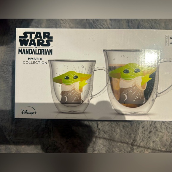 Star Wars Mandalorian Mystic Collection Mug Set - Green and Brown - Picture 1 of 3